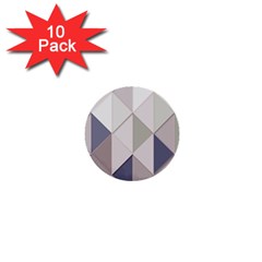 Background Geometric Triangle 1  Mini Buttons (10 Pack)  by Nexatart