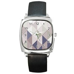 Background Geometric Triangle Square Metal Watch by Nexatart