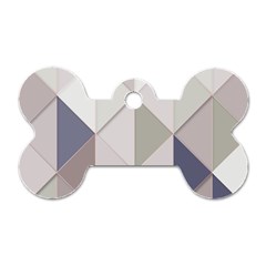 Background Geometric Triangle Dog Tag Bone (two Sides) by Nexatart