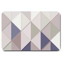 Background Geometric Triangle Large Doormat  by Nexatart