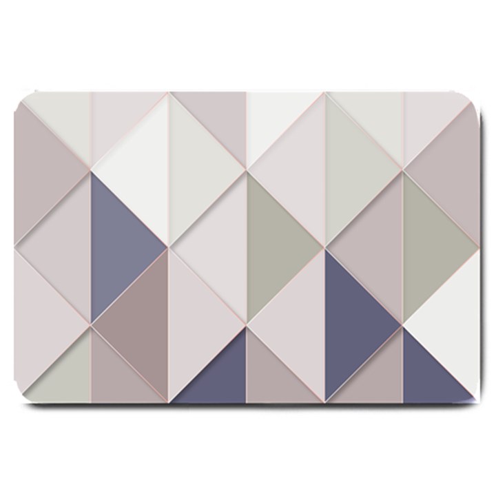 Background Geometric Triangle Large Doormat 