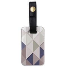 Background Geometric Triangle Luggage Tags (one Side)  by Nexatart