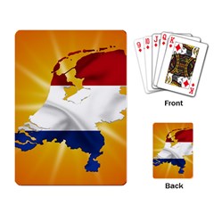 Holland Country Nation Netherlands Flag Playing Card by Nexatart