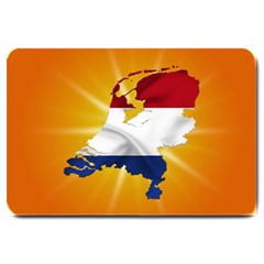 Holland Country Nation Netherlands Flag Large Doormat  by Nexatart