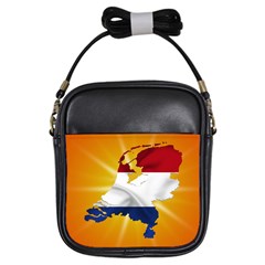 Holland Country Nation Netherlands Flag Girls Sling Bags by Nexatart