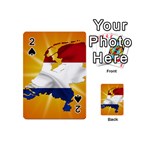 Holland Country Nation Netherlands Flag Playing Cards 54 (Mini)  Front - Spade2