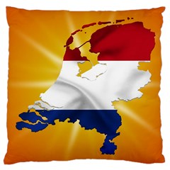 Holland Country Nation Netherlands Flag Large Cushion Case (one Side) by Nexatart