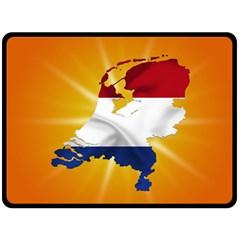 Holland Country Nation Netherlands Flag Double Sided Fleece Blanket (large)  by Nexatart