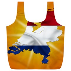 Holland Country Nation Netherlands Flag Full Print Recycle Bags (l)  by Nexatart