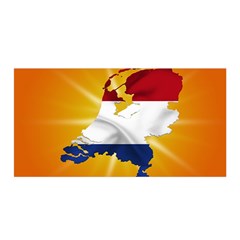 Holland Country Nation Netherlands Flag Satin Wrap by Nexatart