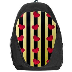 Love Heart Pattern Decoration Abstract Desktop Backpack Bag by Nexatart