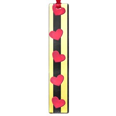 Love Heart Pattern Decoration Abstract Desktop Large Book Marks by Nexatart