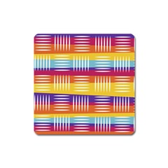 Art Background Abstract Square Magnet