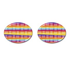 Art Background Abstract Cufflinks (oval) by Nexatart