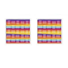 Art Background Abstract Cufflinks (square) by Nexatart