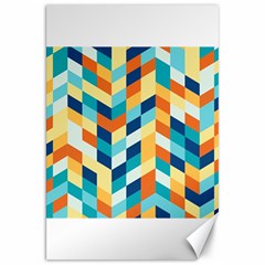 Geometric Retro Wallpaper Canvas 20  X 30   by Nexatart