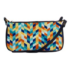 Geometric Retro Wallpaper Shoulder Clutch Bags by Nexatart