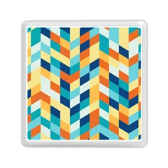 Geometric Retro Wallpaper Memory Card Reader (square)  by Nexatart