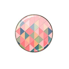 Background Geometric Triangle Hat Clip Ball Marker (4 Pack) by Nexatart