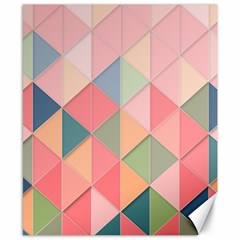 Background Geometric Triangle Canvas 8  X 10  by Nexatart