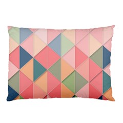 Background Geometric Triangle Pillow Case by Nexatart