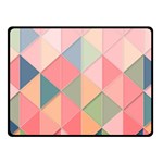 Background Geometric Triangle Fleece Blanket (Small) 50 x40  Blanket Front