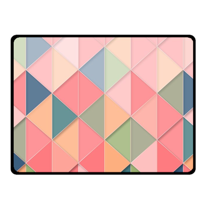 Background Geometric Triangle Fleece Blanket (Small)