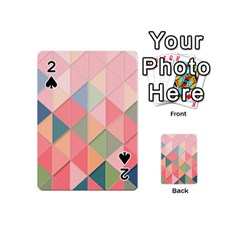 Background Geometric Triangle Playing Cards 54 (mini) 