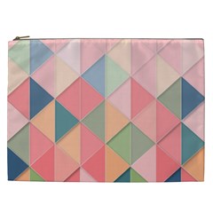 Background Geometric Triangle Cosmetic Bag (xxl)  by Nexatart