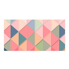 Background Geometric Triangle Satin Wrap by Nexatart