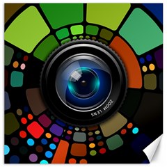 Lens Photography Colorful Desktop Canvas 16  X 16   by Nexatart