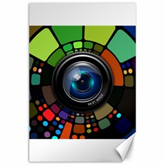 Lens Photography Colorful Desktop Canvas 24  X 36  by Nexatart