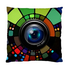 Lens Photography Colorful Desktop Standard Cushion Case (two Sides) by Nexatart