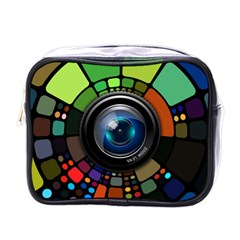 Lens Photography Colorful Desktop Mini Toiletries Bags by Nexatart