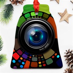 Lens Photography Colorful Desktop Ornament (bell) by Nexatart