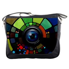 Lens Photography Colorful Desktop Messenger Bags by Nexatart