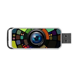 Lens Photography Colorful Desktop Portable Usb Flash (two Sides) by Nexatart