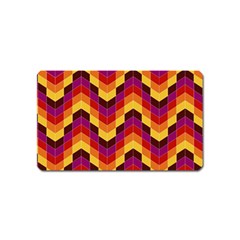 Geometric Pattern Triangle Magnet (name Card) by Nexatart