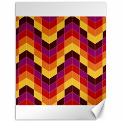 Geometric Pattern Triangle Canvas 12  X 16   by Nexatart