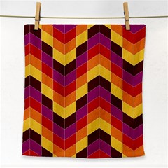 Geometric Pattern Triangle Face Towel by Nexatart