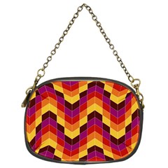 Geometric Pattern Triangle Chain Purses (two Sides)  by Nexatart