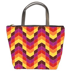 Geometric Pattern Triangle Bucket Bags by Nexatart