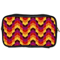 Geometric Pattern Triangle Toiletries Bags 2-side by Nexatart