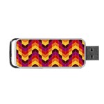 Geometric Pattern Triangle Portable USB Flash (Two Sides) Back