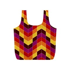 Geometric Pattern Triangle Full Print Recycle Bags (s)  by Nexatart