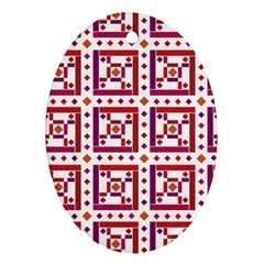 Background Abstract Square Ornament (oval) by Nexatart