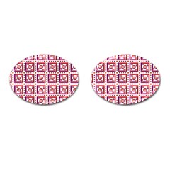 Background Abstract Square Cufflinks (oval) by Nexatart