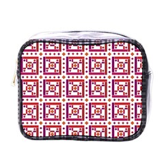 Background Abstract Square Mini Toiletries Bags by Nexatart