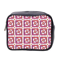 Background Abstract Square Mini Toiletries Bag 2-side by Nexatart