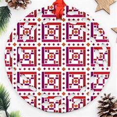 Background Abstract Square Round Filigree Ornament (two Sides) by Nexatart